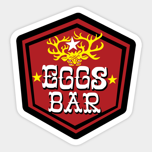 EGGS Bar hand-drawn Sticker by EGGS Bar